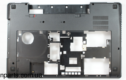 Нижняя крышка для ноутбука Lenovo Y580, Y585, черная - под заказ