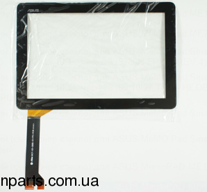 Тачскрин (сенсорное стекло) для ASUS MemoPAD  ME102,  10.1", черный