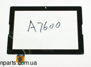 Тачскрин (сенсорное стекло) для LENOVO IdeaTab A7600, A10-70,  10.1", черный