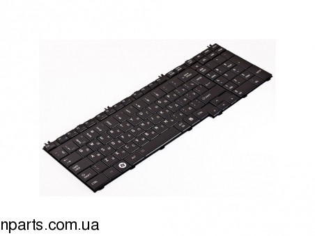 Клавиатура Toshiba Satellite A500 A505 F501 L350 L355 L500 L505 L583 L586 P500 P505 RU Black Глянец