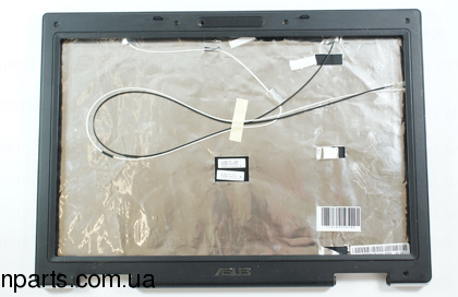 Крышка дисплея для ноутбука ASUS A8J, A8S, Z99J, Z99S, X80H, X81S, черно-серая