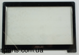Тачскрин (сенсорное стекло) для ASUS VivoBook S400, 14.0", черный, с рамкой