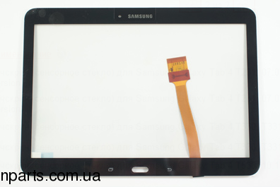 Тачскрин (сенсорное стекло) для Samsung Galaxy Tab 4 T530, 10.1", черный (WiFi Version)
