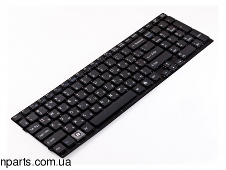 Клавиатура Sony VPC-EB Series RU Black Without Frame Горизонтальный Enter