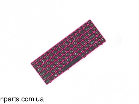 Клавиатура Lenovo Ideapad Z370 RU Red Frame Black