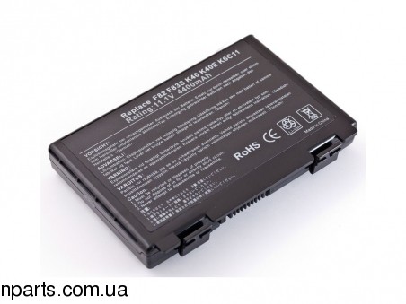 Батарея для Asus F52 F82 K40 K50 K51 K60 K61 K70 X87 11.1V 4400mAh Black