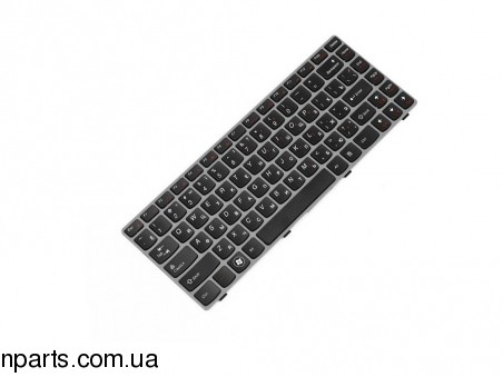 Клавиатура Lenovo Ideapad Z450 Z460 Z460A Z460G RU Gray Frame Black