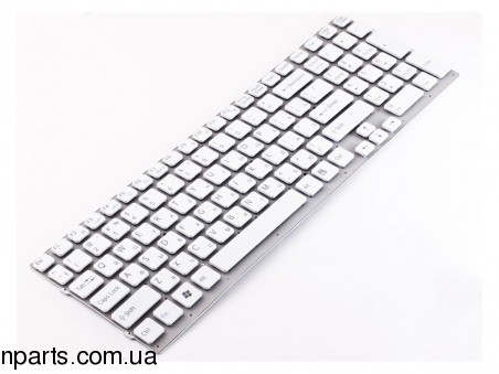 Клавиатура Sony VPC-EB Series RU White Without Frame Горизонтальный Enter