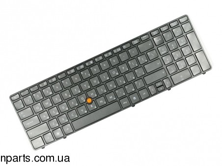 Клавиатура HP EliteBook 8760W RU Black With point stick