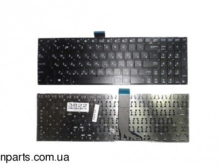 Клавиатура Asus X502, X502C, X502CA, S500, S500C, S500CA RU Black WIthout Frame с креплением